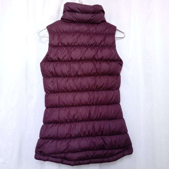 Athleta Downabout Asymmetrical Zip Puffer Down Vest XXS - Picture 3 of 11